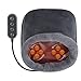 Masażer stóp 2 w 1 Shiatsu ogrzewający, masażer stóp z ciepłem, urządzenie do masażu stóp z wyjmowaną poduszką do masażu pleców, podgrzewaczy stóp i łagodzi bóle pleców