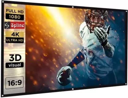 [Upgraded 2023] 110 Inch Foldable Projector Screen (Anti-Light) (Anti-Crease) Wrinkle-Free Ratio 16:9 Full HD 4k 3D Supported for Home Cinema, Theater, Indoor Outdoor Movie-(137 cm, (H) x 244 cm (W)) (B0BYK7TJ2T) Amazon Price History, Amazon Price Tracker