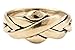 Windalf Ring ZANO 10 mm Puzzlering 4 teilig edle Bronze (Bronze, 60 (19.1))