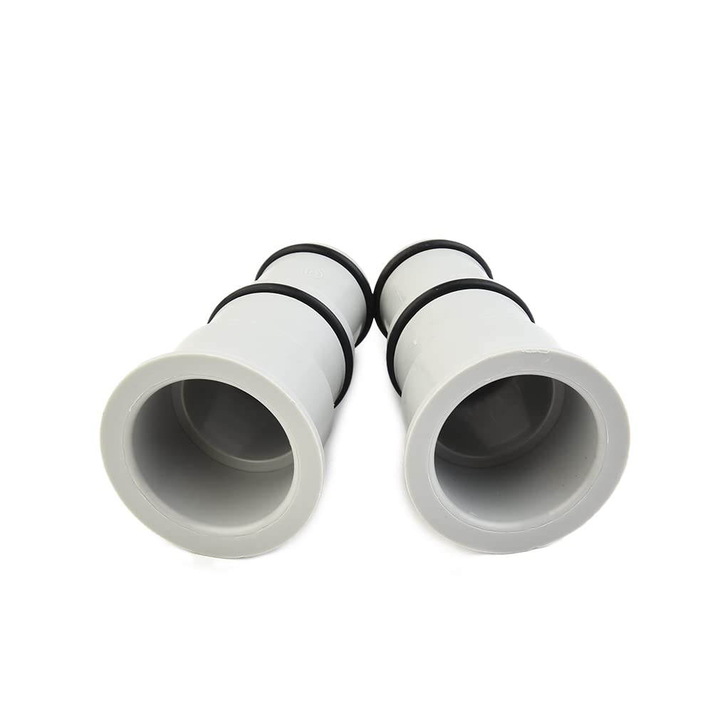 2 Stück Pool Schlauchadapter – Konverter Von 1,25 Auf 1,5 Zoll, Für Filterpumpen & Ventile