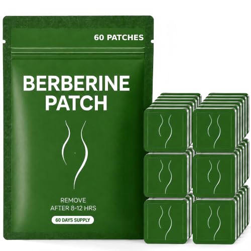 Berberine Patches for Men & Women, Natural Support – 60 Counts
