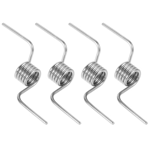 DONFAMDS 4個セット 冷蔵庫ドアバネ 垂直ビーム用スチール製 5×2.5×0.9Cm 耐久性向上で扉のスムーズな開閉をサポート 日立・パナソニック対応
