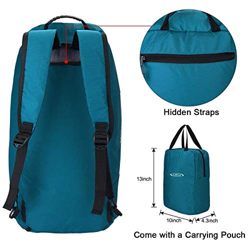 G4Free 40L 3-Way Duffle Backpack Gym Bag for Men Women Sports Duffel Bag with Shoe Compartment Travel Backpack Luggage