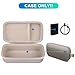 BOVKE Hard Travel Speaker Case for Bose New SoundLink Flex Speaker (2nd Gen) / Bose SoundLink Flex Bluetooth Portable Speaker, Mesh Pocket for Bose Speaker Charger, Charging Cables, Sandstone