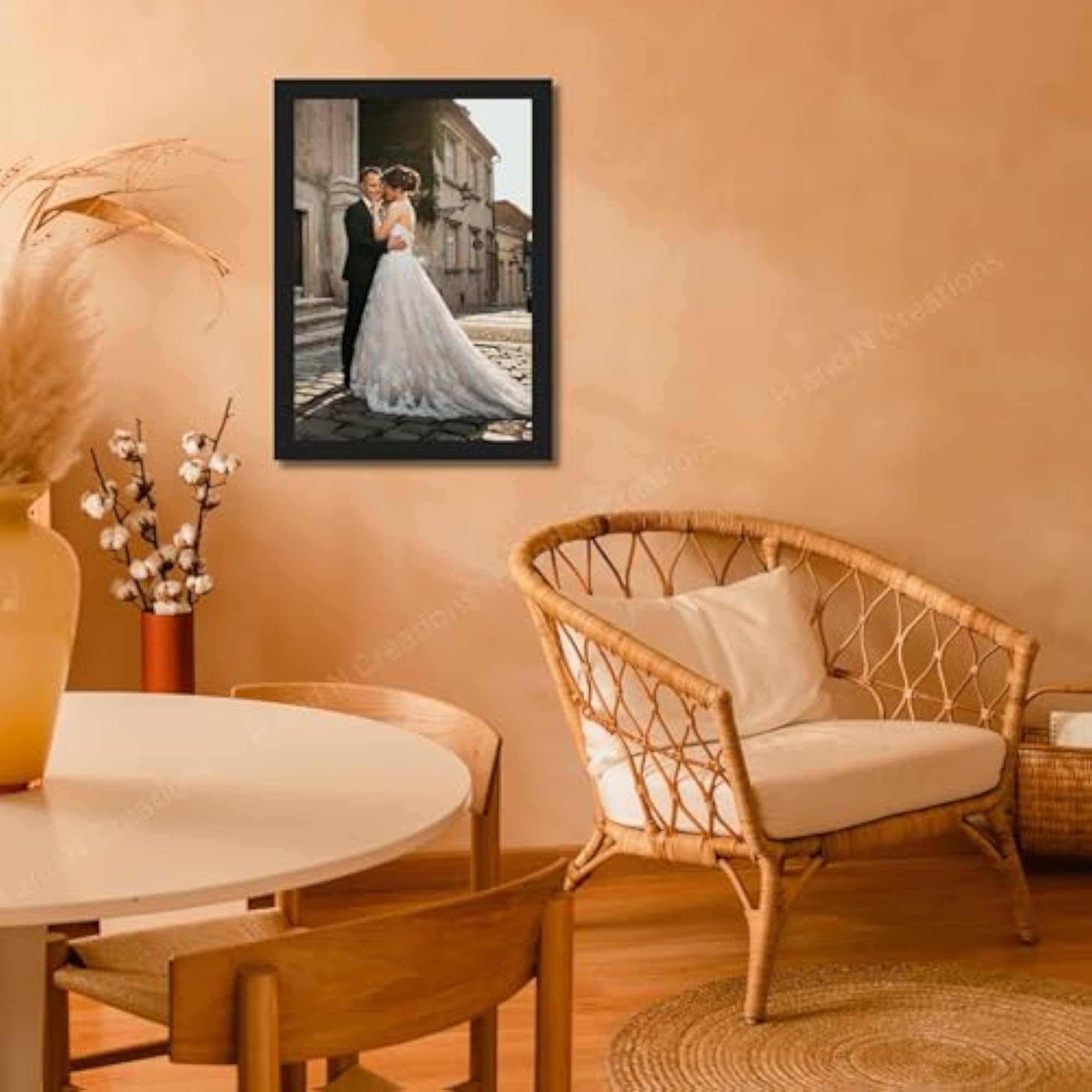Customized Rectangular Photo Frame for Wall Decor