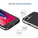 JETech Case for iPhone 7 Plus, iPhone 8 Plus, 5.5 Inch, 2-Layer Slim Protective Cover, Shock-Absorption and Carbon Fiber Grey