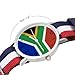 Vafogehu South African Flag Wrist Watches,Men and Women Fashion Minimalist Watch