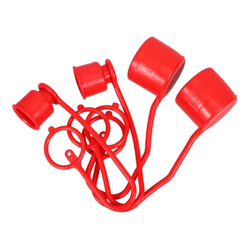 Alipis 2Set Hydraulic Hose Caps and Plugs Kit for Quick Connect Couplers Dust Protection Compatibility Enhanced Efficiency for Tractor and Industrial Use