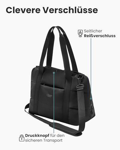 LARKSON Hundetragetasche Schwarz – Frida