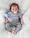 22pulgadas 55cm Bebe Reborn muñecas niñas Silicona Realista Toddler Recien Nacidos niño Reales Baby Dolls Verdadero Originales Ojos Abiertos