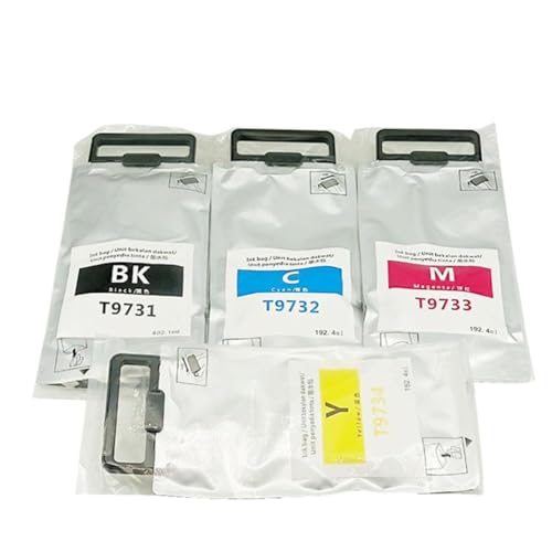 Cartouche d'encre T9731 T9732 T9733 T9734 pour imprimante WF-C869 C860 (1SET)