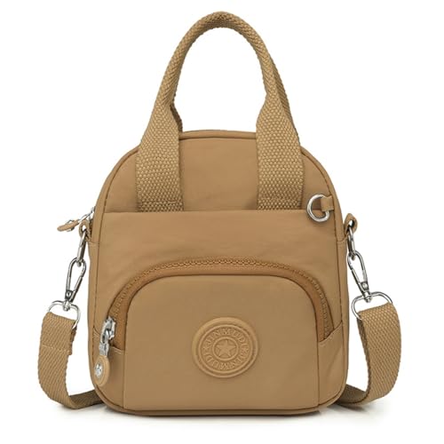 Women's Shoulder Bag, Multi-compartment Tote, Nylon Crossbody Bag, Casual Commuter Bag