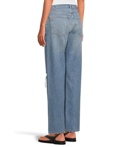 Madewell Women's Dean Easy Straight Jean in Nickelsville Wash3