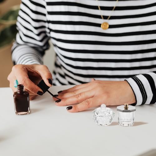 2 Piezas Vasos de Cristal para Mezcla de Líquidos de Uñas miniatura 5