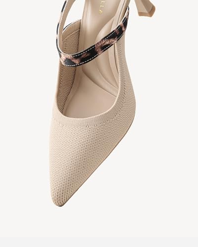 Image of NEWBELLA Women's Pointed Toe Heeled Mules