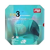 DHS NEO Hurricane 3 Hard Table Tennis Rubber Sheet Ping Pong Rubber (Red, 2.2)