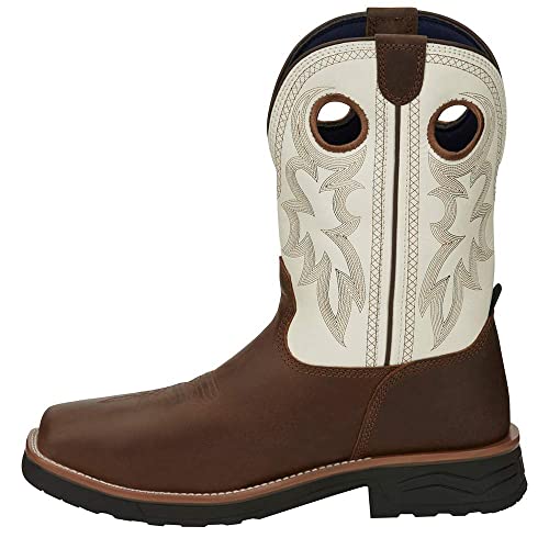 Tony Lama Men's Fireball 11" Composite Toe Waterproof Sqaure Toe Work Boot3