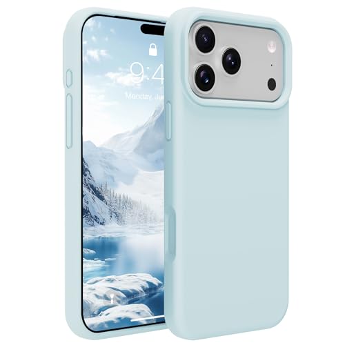 Image of iPhone 17 pro Max /18 pro Max Case Silicone(Cloud Blue)