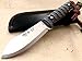 NIETO- 1047-M. Cuchillo Miguel Nieto SIOUX NESSMUK. Mango de Micarta. Acero Inoxidable. Hoja 11,3 cm. Funda cuero. Herramienta para Caza, Pesca, Camping, Outdoor, Supervivencia y Bushcraft