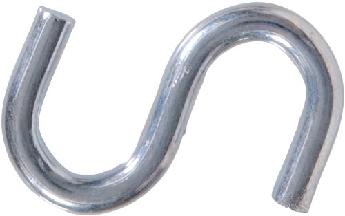 The Hillman Group 592506 S-Hooks, Zinc, 1-1/2-Inch, 3-Pack