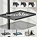 Mznoo Lash Light, 23 Inch Bling Diamond Half Moon Light for Eyelash Extensions, Nail Art, Tattoo Art and Skincare, Adjustable Color Modes and Flexible Gooseneck, with Tool Tray (Black)