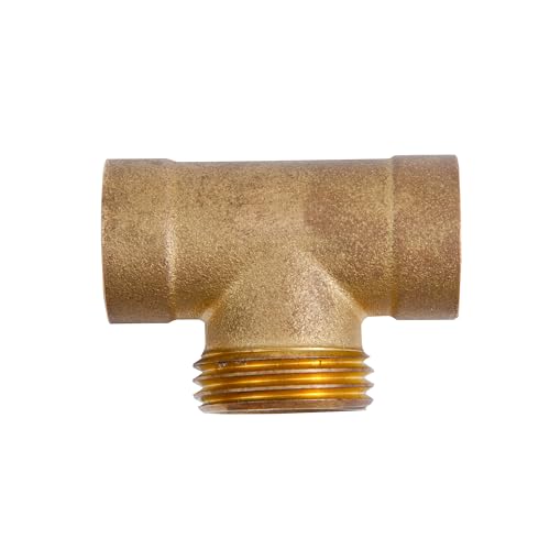 Liberty Garden Products Hose Cart Replacement Brass Tee - 1/2