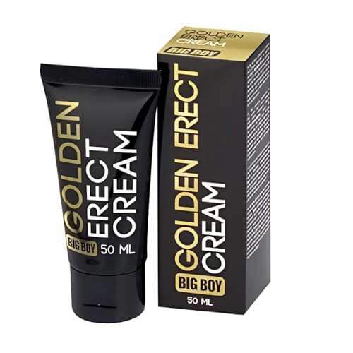 Gel Potenciador para Hombre Golden Erect | Aumenta la Longitud y el Grosor | Aumenta el Riesgo Sanguíneo | Reduce el Tiempo de Recuperación| Ingredientes Naturales | Gel Especial para Hombres