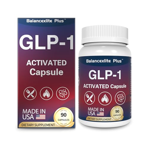 Balancexlite Plus GLP-1 Supplement Support, GLP Activated Natural Formula, GLP-1 metabolic Supplement,Curb Cravings & Support Metabolic Health