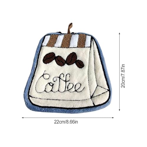 Toalla de mano para café y baño: 4 paños absorbentes lavamanos para hogar y hostelería 6