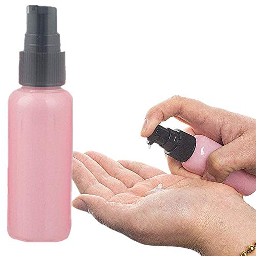 Preisvergleich Produktbild KANKOO Sprühflasche Zerstäuberflasche Nachfüllbare Plastikflasche Kosmetische Pumpflasche Makeup Pump Flasche Nachfüllbare Leere Flaschen Black