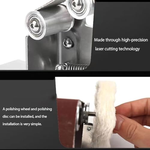 Mini ponceuse électrique d'établi réglable pour ponçage de précision du métal et bois
