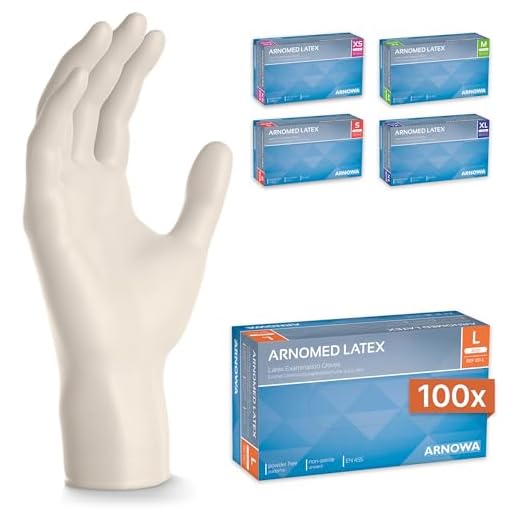 Einweghandschuhe ARNOMED Vinyl L, 100 Stück/Box, puderfrei, Einmalhandschuhe, Vinyl Handschuhe in Gr. S, M, L & XL verfügbar 2 ARNOMED Latex Einweghandschuhe L, puderfrei, 100 Stück/Box, Einmalhandschuhe, Handschuhe Einweg, Latexhandschuhe in Gr. XS, S, M, L & XL verfügbar