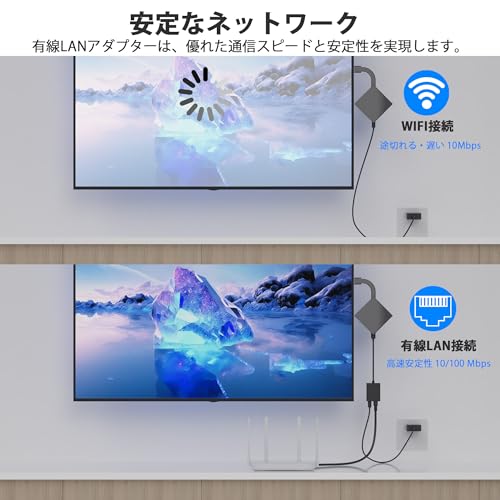 Movcle イーサネットアダプタ 2 in 1 micro usb lan -01 の商品画像 3