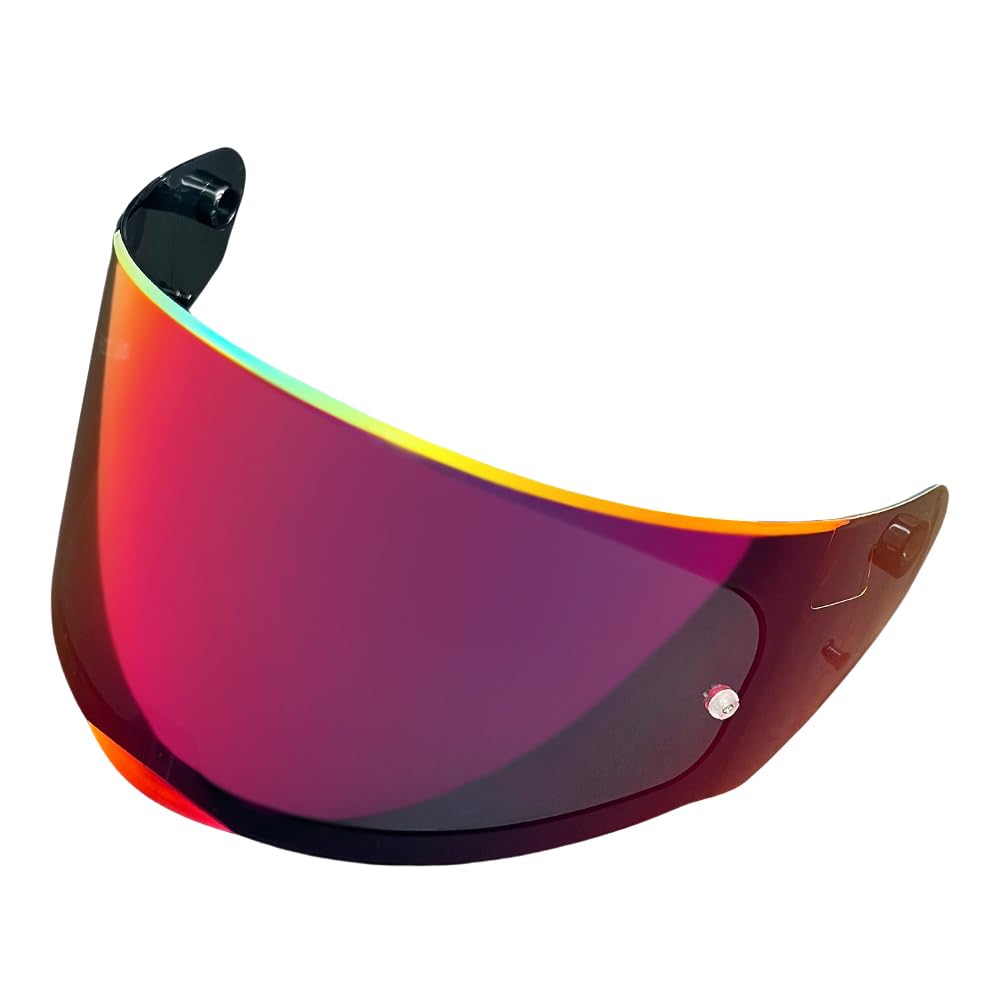 ANSUNDA Helmet Visor for FF320,UV Protection Windproof Motorcycle Helmet Face Shield for Assault (Revo Rose Red)