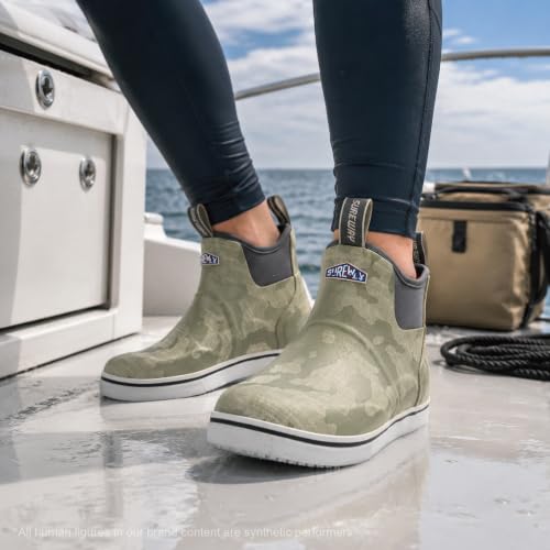 Image of SUREWAY Women's Deck Boots Professional Non-Slip Fishing & Ankle Deck Boot Waterproof Rain Boots