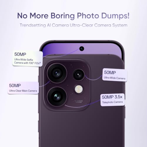 Image of OPPO Reno16 5G Smartphone 8+256GB Violet with No Cost EMI