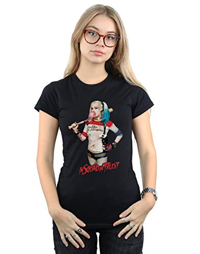 Suicide Squad Mujer Harley Quinn Trust Camiseta X-Large Negro