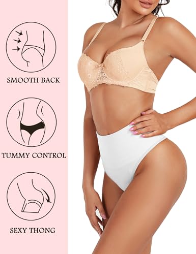 Image of Seamless Thong Shapewear for Women Tummy Control Body Shaper Panties Girdle High Waist Shaping Underwear