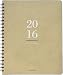 AT-A-GLANCE YP10407 Metropolitan Weekly/Monthly Wirebound Planner, 8 3/8 x 11, Tan/Navy, 2016