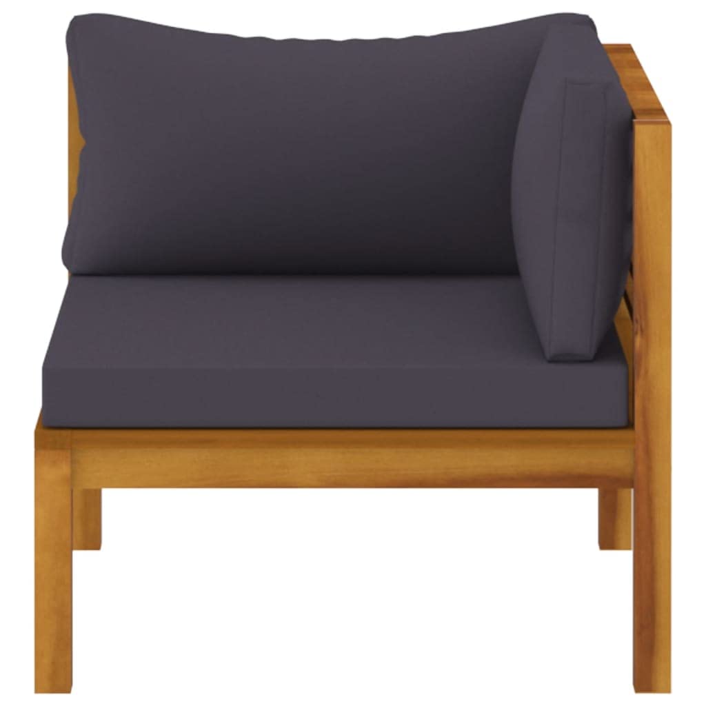 vidaXL Set Divani da Giardino 6 pz con Cuscini in Massello di Acacia