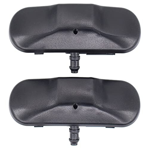 HouYeen Front Left and Right Windscreen Washer Spray Nozzles Jet Heated for Superb Mk2 Fabia Mk3 Golf Mk6 Yeti