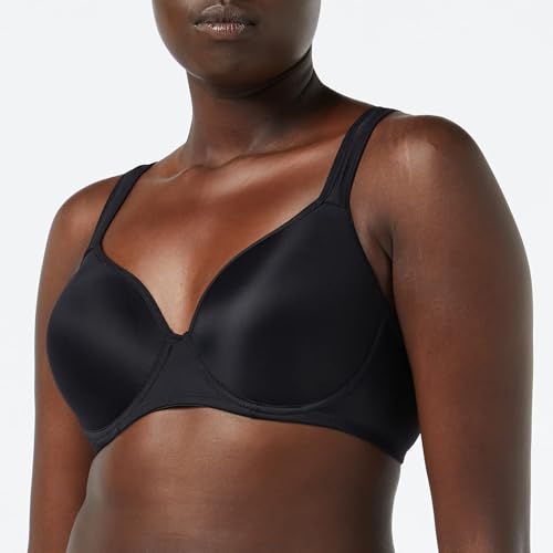 Dorina Rachel, Reggiseno Demi Leggermente Imbottito Con Ferretto, Coppe Modellate, Spalline Regolabili E Morbido Tessuto Micro Per Comfort Tutto Il Giorno, Nero - 4