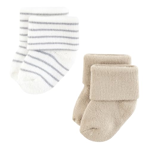 Image of Hudson Baby Baby 8-pack Cotton Rich Newborn and Terry Socks