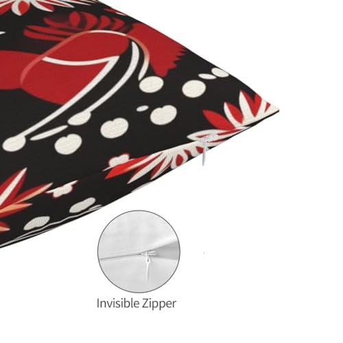 Housse coussin 60x80 cm avec fermeture éclair cachée double face - 5
