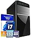 Produktbild Intel i7 - Business Office Multimedia Computer mit 3 Jahre Garantie! | 16GB RAM | 512GB SSD | USB3.0 | Windows 11 Prof. 64-Bit | WiFi 600 und Bluetooth 5