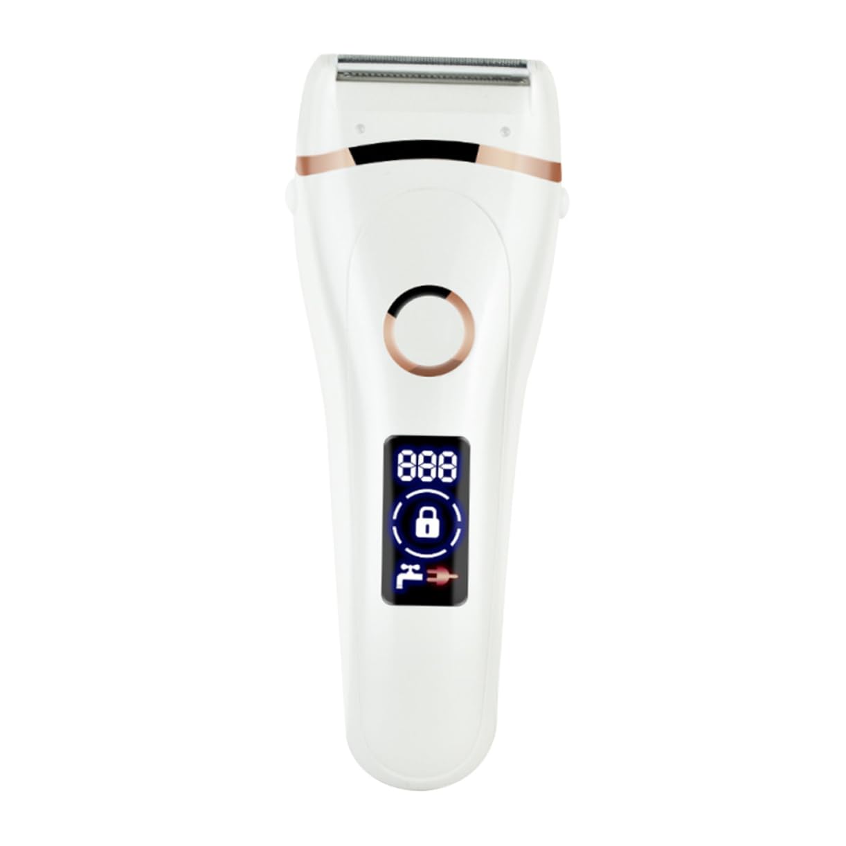 Angoily Rasoio Elettrico Ricaricabile USB Donna, Tagliacapelli Viso e Corpo Testina in Acciaio Inox, Leggero e Portatile per Depilazione Sopracciglia e Zona Bikini
