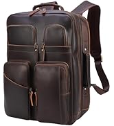 Amazon.co.jp: [TIDING] ビジネスリュック メンズ 本革 マチ拡張 USB