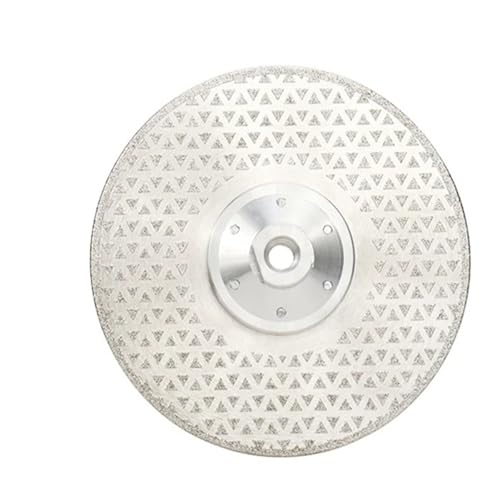 Disque de coupe galvanisé M14 de 100mm brasé sous vide pour affûteuse