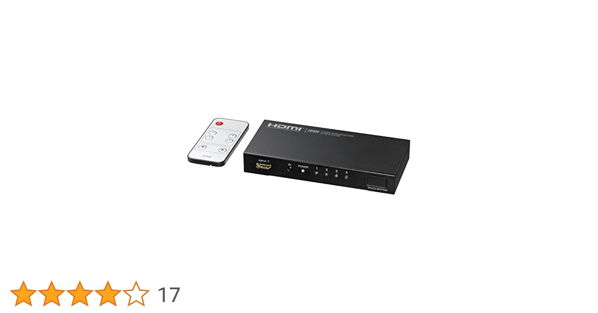 その他 SANWA SUPPLY SW-HD41R Amazon | サンワサプライ リモコン付HDMI切替器(4入力・1出力