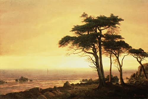 Póster de Albert Bierstadt de 60x90cm para transformar tu salón con arte clásico de California